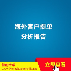 海外客户提单分析报告
