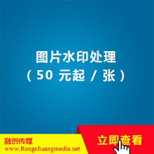 图片水印处理（50 元起 / 张）